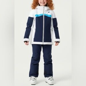 NWT!! Descente Insulated Waterproof Harley Girls Ski Winter Jacket Size 6